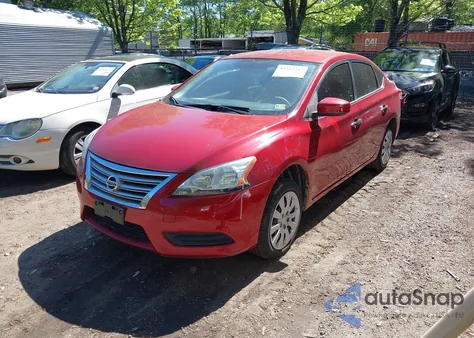 2013 Nissan Sentra S из США, поврежденный, VIN 3N1AB7AP9DL773287